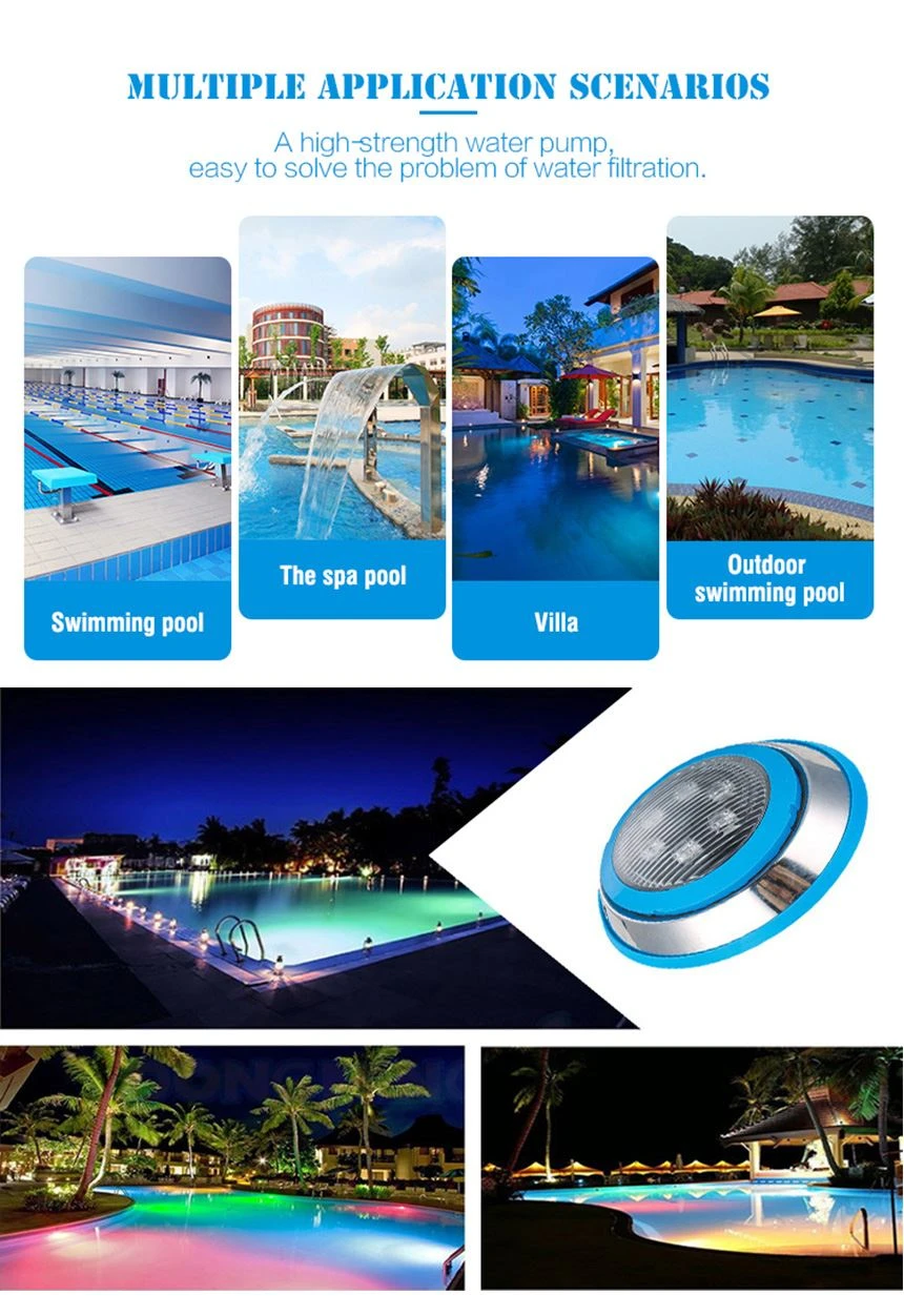 swimming led pool light underwater