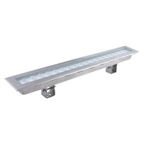 Rentadora de paret LED lineal empotrable exterior RGBW